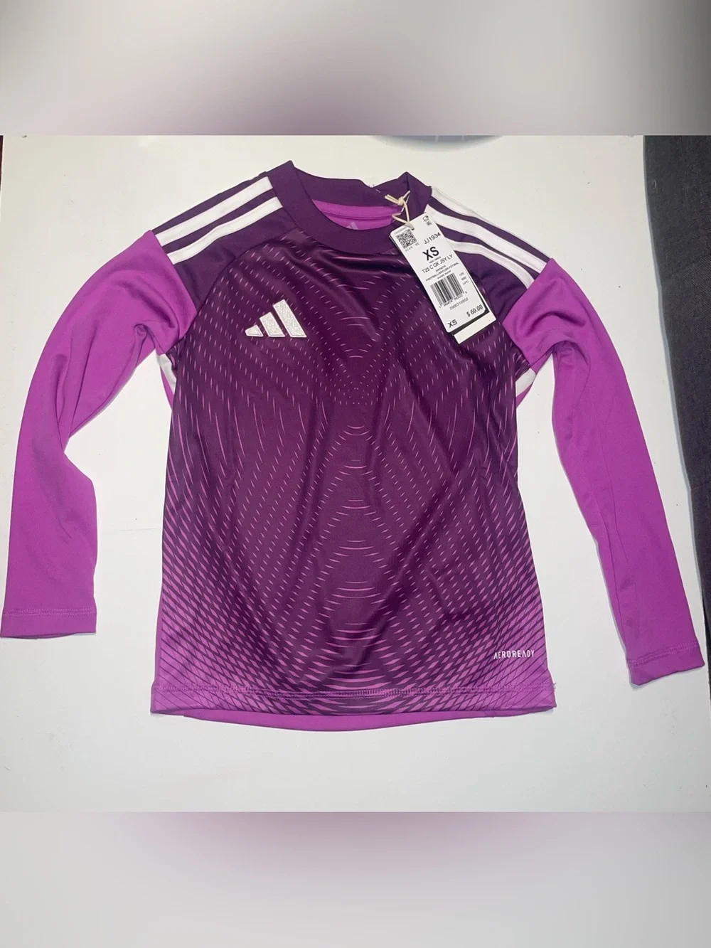 Adidas Kids' Purple Long-Sleeve Top